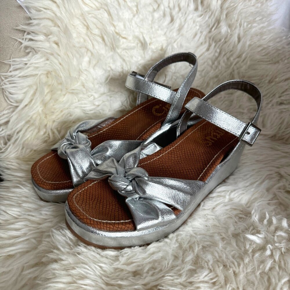 Circus by Sam Edelman Stephanie platform silver 8